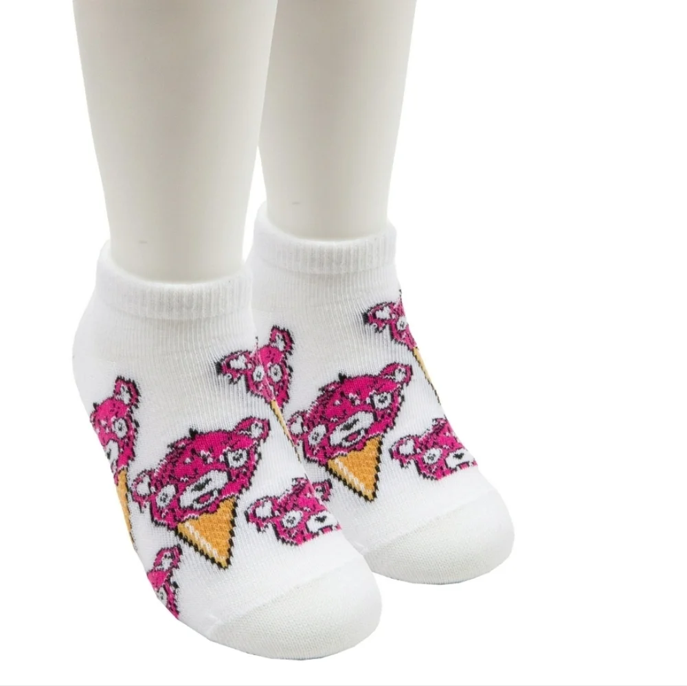 NEW Fortnite Kids' No Show Style Socks, 6 Pair Assorted Print, Size Small